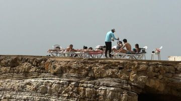 بالصور: الناس عالبحر