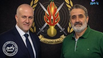 ميشال المر وامجد اسكندر امام فرع المعلومات