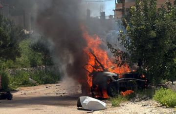 استهداف مسيرة إسرائيلية سيارة في جنوب لبنان.. وأنباء عن وقوع جرحى