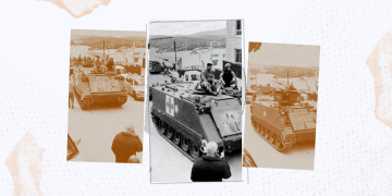 في وداع الجيش اللبناني 