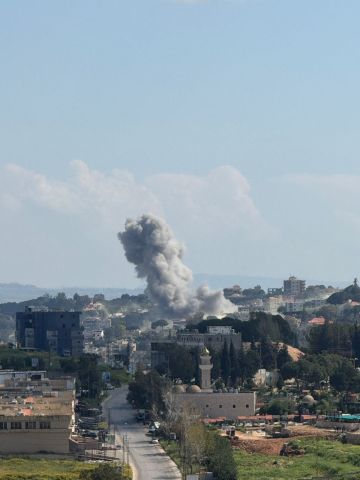 غارة معادية على بلدة النبطية الفوقا غارة معادية على بلدة النبطية الفوقا