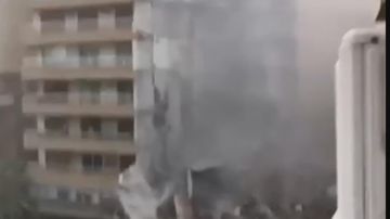فيديو جديد للغارة على المبنى