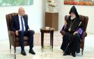 الكاثوليكوس آرام الأول أكد دعم مواقف عون: للحفاظ على وحدة أراضي لبنان وصون الوحدة الوطنية