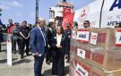  الهيئة العليا للاغاثة : استلام حمولة سفينة مساعدات إنسانية مقدمة من تركيا