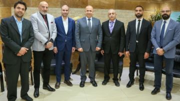 العميد خريش استقبل أطباء متطوعين في الدفاع المدني العميد خريش استقبل أطباء متطوعين في الدفاع المدني