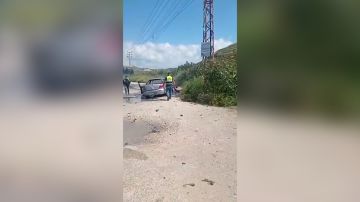 بالفيديو: استهداف سيارة في يانوح بالفيديو: استهداف سيارة في يانوح