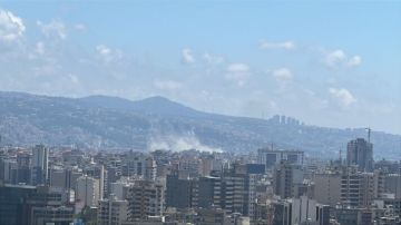 غارة إسرائيلية استهدفت منطقة الشويفات غارة إسرائيلية استهدفت منطقة الشويفات