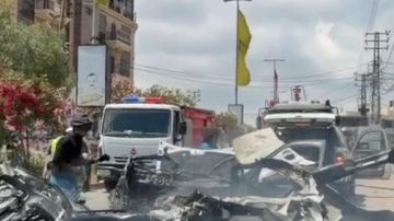 بالفيديو: غارة على سيارة بالفيديو: غارة على سيارة