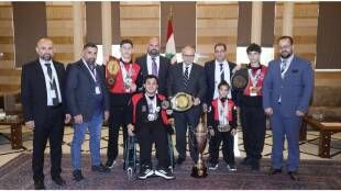 سلام استقبل بعثة لبنان إلى بطولة العالم للكيمبو
