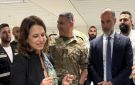 لحود ورسامني جالا في المطار واطلعا على الاجراءات الأمنية المتبعة حفاظا على سلامة المسافرين