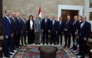 حبيب يسلم رئيس الجمهورية اليوبيل الذهبي لمصرف الإسكان: استخدمنا نحو 67 مليوناً و367 ألف دولار والجزء الأكبر للشقق السكنية
