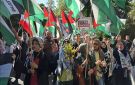 تظاهرة في برلين تضامنا مع فلسطين ورفضا للعدوان الإسرائيلي - lb