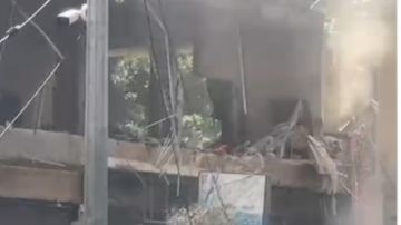 بالفيديو: المكان المستهدف في الضاحية الجنوبية بالفيديو: المكان المستهدف في الضاحية الجنوبية