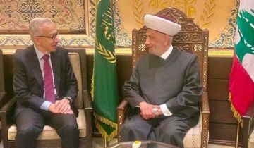 المفتي دريان عرض مع البساط صعوبة الوضع الإقتصادي وتابع مع الصمد وسليمان موضوع العفو العام