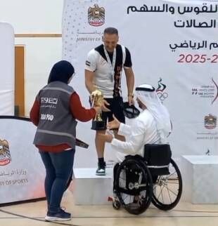 فضّية للبناني مطر في كأس الإمارات للقوس والنشاب