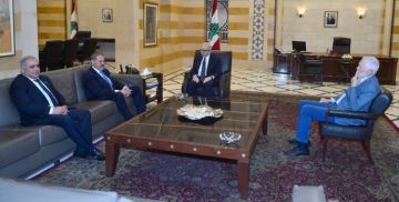 رئيس الوزراء استقبل الممثل الخاص للرئيس الفلسطيني رئيس الوزراء استقبل الممثل الخاص للرئيس الفلسطيني