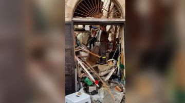 بالفيديو: انهيار محل في جونية بالفيديو: انهيار محل في جونية