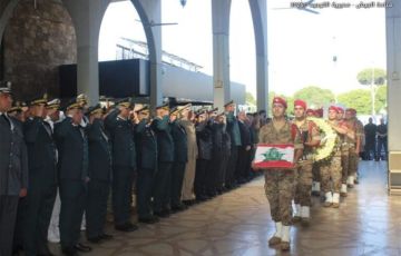 تشييع العميد الشهيد وسام صبره