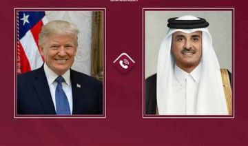 أمير قطر وترامب يبحثان هاتفيا آخر تطورات الأوضاع في الشرق الأوسط أمير قطر وترامب يبحثان هاتفيا آخر تطورات الأوضاع في الشرق الأوسط