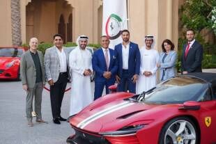 طاني حنا رئيسًا فخريًا لنادي مالكي فيراري الإمارات