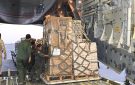 طائرة مساعدات كويتية وصلت إلى لبنان وعلى متنها 40 طنا من المواد المتنوعة