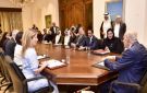 وفد وزاري من قطر وفرنسا وبريطانيا في عين التينة