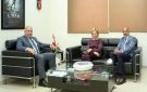 المدير العام للدفاع المدني استقبل بلاسخارت وريزا