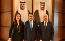 سفير قطر بحث ونداف في سبل تعزيز التعاون الإعلامي - lb