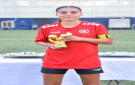 يارا جعيتاني  هدافة دوري الناشئات للموسم ...