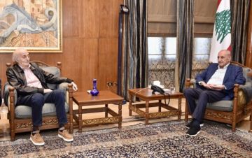 بري تابع الاوضاع العامة والمستجدات خلال لقائه جنبلاط بري تابع الاوضاع العامة والمستجدات خلال لقائه جنبلاط
