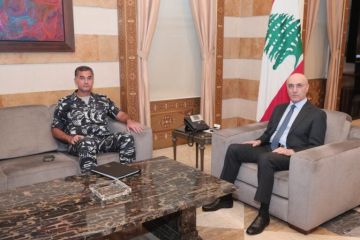 الوزير الحجار استقبل المدير العام لقوى الأمن الداخلي اللواء رائد عبدالله