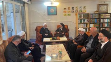 الخطيب التقى في قم كبار العلماء وأطلعهم على نتائج الحرب على لبنان