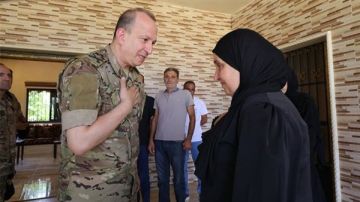 قائد الجيش العماد هيكل في البقاع يتفقد وحدات عسكرية منتشرة ويقدم التعازي لذوي شهداء الجيش
