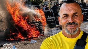 نجاة الشاب الفلسطيني أحمد يوسف من سكان تجمع المعشوق قرب صور بعد احتراق سيارته عند مفرق منزل النائب الراحل عبد المجيد صالح نجاة الشاب الفلسطيني أحمد يوسف من سكان تجمع المعشوق قرب صور بعد احتراق سيارته عند مفرق منزل النائب الراحل عبد المجيد صالح