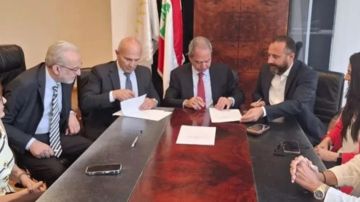 الصدي رعى توقيع عقد بين مصلحة الليطاني ومياه بيروت