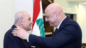 رئيس الجمهورية يلتقي بري رئيس الجمهورية يلتقي بري