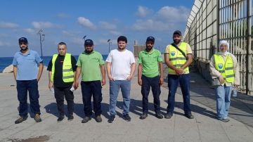 استكمال المرحلة الثانية من حملة مكافحة الحشرات في محيط ملعب صيدا البلدي استكمال المرحلة الثانية من حملة مكافحة الحشرات في محيط ملعب صيدا البلدي