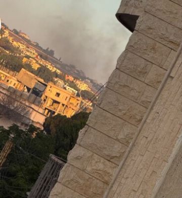 الطيران المسير المعادي اغار مستهدفا حي الدير في النبطية الفوقا