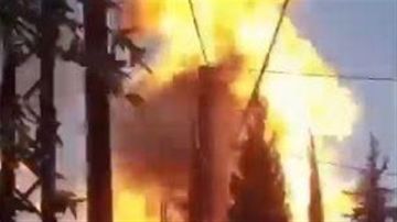 انفجار صهريج غاز بالقرب من ثكنة الجيش اللبناني في الهرمل انفجار صهريج غاز بالقرب من ثكنة الجيش اللبناني في الهرمل