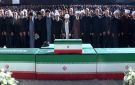 حشود مليونية في طهران تؤدي الصلاة على جثمان القائد الشهيد - lb