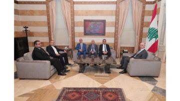 الوزير الحجار استقبل رؤساء بلديات والتقى وهاب الوزير الحجار استقبل رؤساء بلديات والتقى وهاب