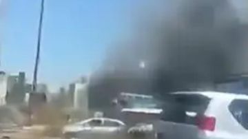 بالصورة: حريق ضخم في الدورة