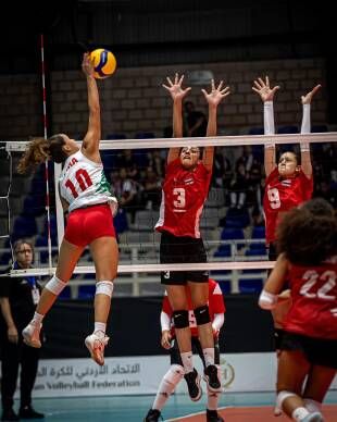 لبنان - مصر 0-3 في طائرة العرب للإناث تحت 18 سنة