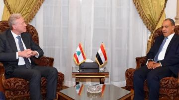 رجي يستعرض مع عبد العاطي مستجدات المفاوضات بين لبنان وإسرائيل رجي يستعرض مع عبد العاطي مستجدات المفاوضات بين لبنان وإسرائيل