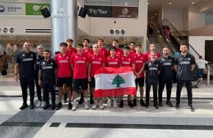 بعثة منتخب لبنان تحت 18 سنة الى سلة آسيا في الهند