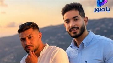 الشابان عبدالله قدورة وعمر إبراهيم، ضحيتا حادث الصدم المروع عند دوار مسجد الحريري