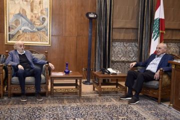 بري يلتقي جنبلاط في عين التينة بري يلتقي جنبلاط في عين التينة
