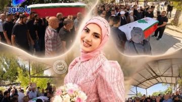 من ثوب الزفاف إلى ثرى الجنوب سجى عروسا للشـهادة من ثوب الزفاف إلى ثرى الجنوب سجى عروسا للشـهادة