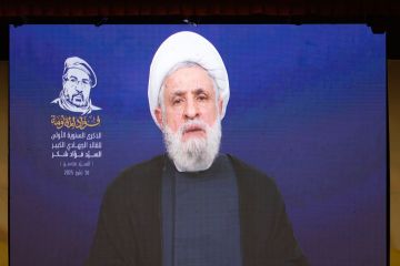 نعيم قاسم يقع في فخ موشيه يائير نعيم قاسم يقع في فخ موشيه يائير