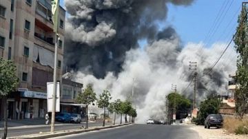 غارة استهدفت دير الزهراني غارة استهدفت دير الزهراني